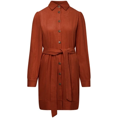 KOMODO Damen vegan Kleid Corduroy Ruby Ginger