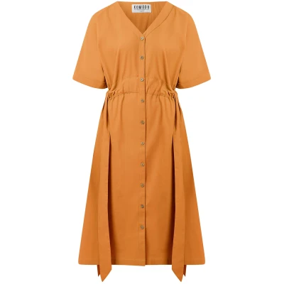 KOMODO Damen vegan Kleid Dusk Orange