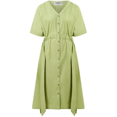 KOMODO Damen vegan Kleid Dusk Sage