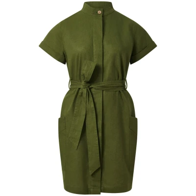 KOMODO Damen vegan Kleid Rafiki Blend Khaki