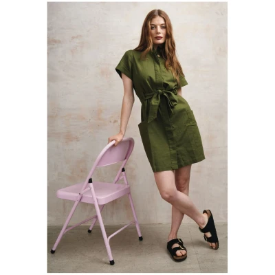 KOMODO Damen vegan Kleid Rafiki Blend Khaki