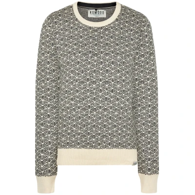 KOMODO Damen vegan Pullover Tara Gots Biologisch Baumwolle Weiß