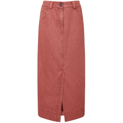 KOMODO Damen vegan Rock Denim Grace Wash Rot