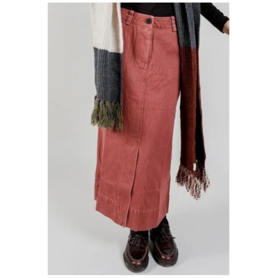 KOMODO Damen vegan Rock Denim Grace Wash Rot