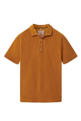 KOMODO Herren vegan Polo Ollie Terry Golden Brown