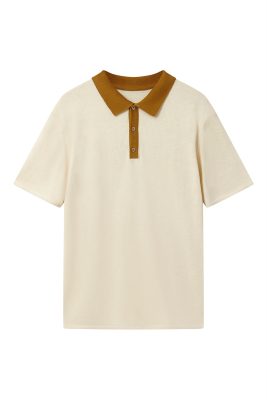 KOMODO Herren vegan Poloshirt Frank Sand Beige