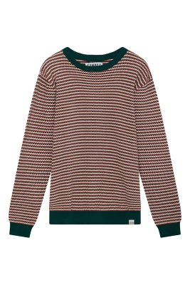 KOMODO Herren vegan Pullover Hasan Biologisch Baumwolle Orange