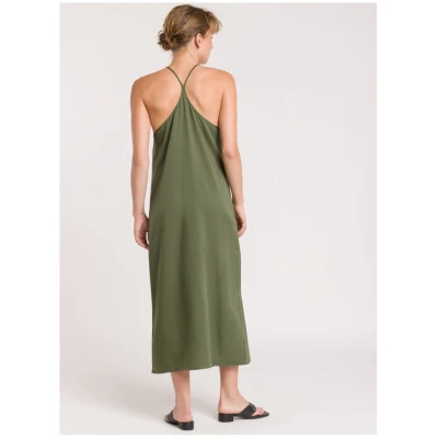 Kings of Indigo Damen vegan Kleid Corinne VierblÃ¤ttriges Kleeblatt GrÃ¼n