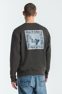 Kings of Indigo Herren vegan Sweatshirt Neil Peat Dunkelbraun