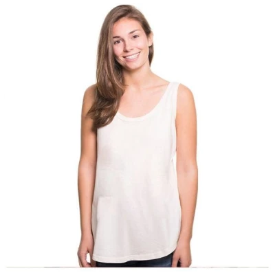 Kipepeo-Clothing Frauen Tank-Top aus Biobaumwolle Natur Made in Africa RESTPOSTEN
