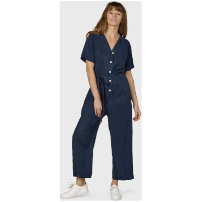 KlitmÃ,ller Damen vegan Jumpsuit Marna Ozeanblau