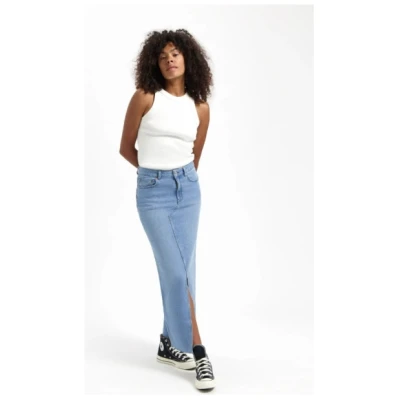 Kuyichi Damen vegan Rock Denim Emilia Hellblau