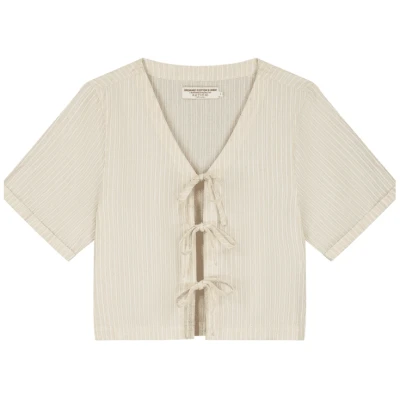 Kuyichi Damen vegan Top Beau Beige
