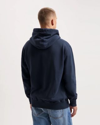 Kuyichi Herren vegan Hoodie Heavyweight Bjorn Mitternachtsblau