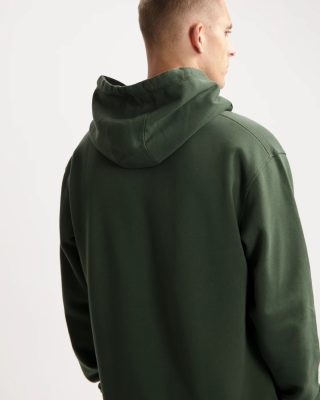 Kuyichi Herren vegan Hoodie Heavyweight Bjorn Moss GrÃ¼n