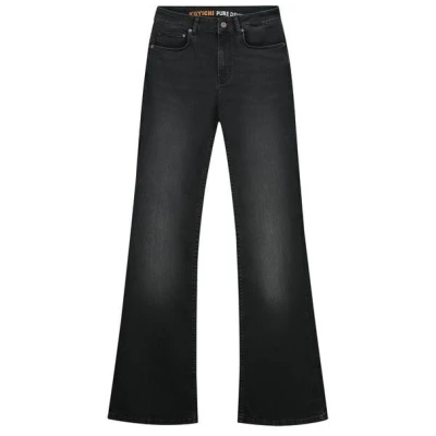 Kuyichi Jeans Lisette Flare Worn In Black