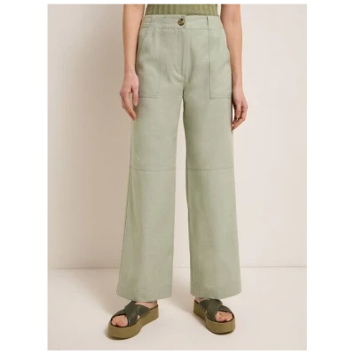 LANIUS Marlenehose mit aufgesetzten Taschen aus TENCEL Lyocell und Bio-Baumwolle
