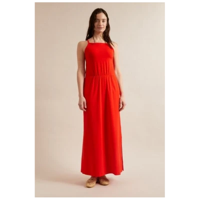 LANIUS Maxikleid aus Tencel Modal mit Bio-Baumwolle