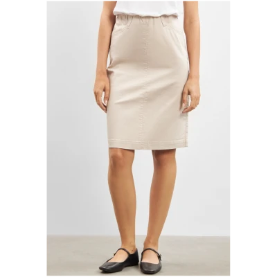 LAURIE Damen vegan Rock Jasmin Grau Sand