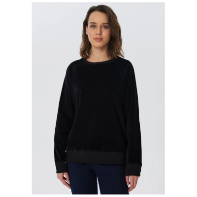 Leela Cotton Damen Cord-Sweatshirt aus 100% kba-Baumwolle - Feiner Nicky Cordstoff 1278