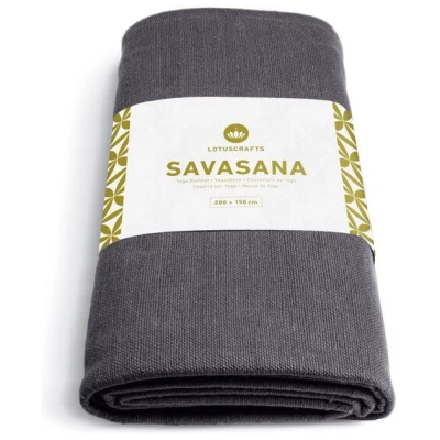 Lotuscrafts Yogadecke Savasana für Endentspannung - GOTS zertifiziert