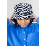 MAHLA Damen vegan Eimer Hut Zebra