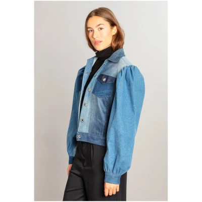 MAHLA Damen vegan Wiederverwendete Jeansjacke Dagny