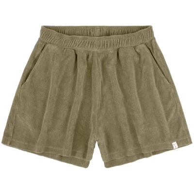 MATONA Damen vegan Frotteeshorts OlivgrÃ¼n