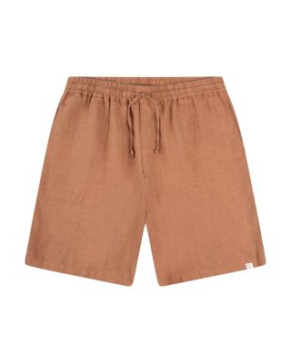 MATONA Herren vegan Shorts Leinen Kaffeebraun