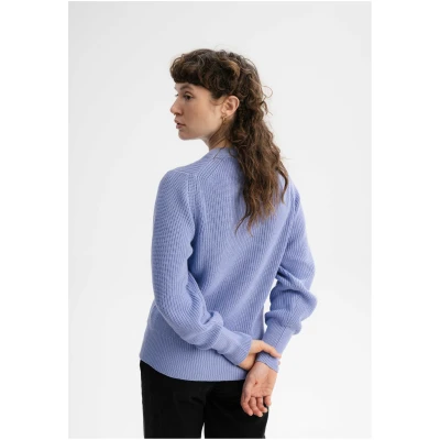 MELA Damen vegan Strickpullover Gauri Lila