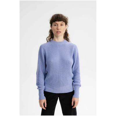 MELA Damen vegan Strickpullover Gauri Lila