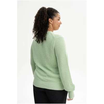 MELA Damen vegan Strickpullover Gauri Spring Melange