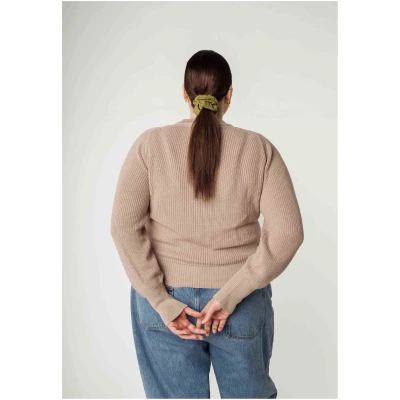 MELA Damen vegan Strickpullover Riya Mushroom Beige