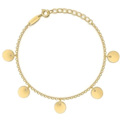 MOANINA Armband Glow Mini Coins - 925 Silber/18k Gold Vermeil