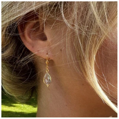 MOANINA Ohrringe Lacona - 925 Silber/18k Gold Vermeil