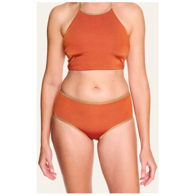 MYMARINI Wendbare Shorts Shine mit Shape-Effect aus ECONYL