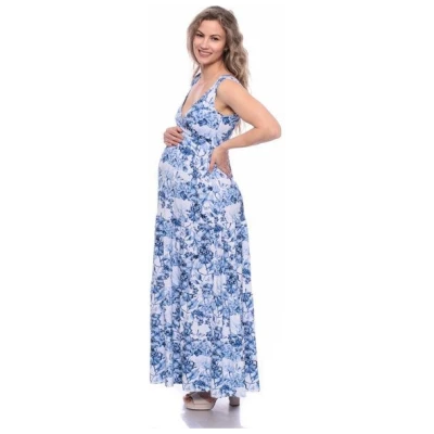 Milchshake KAYA Maxi Umstands- und Stillkleid aus TENCEL Jersey