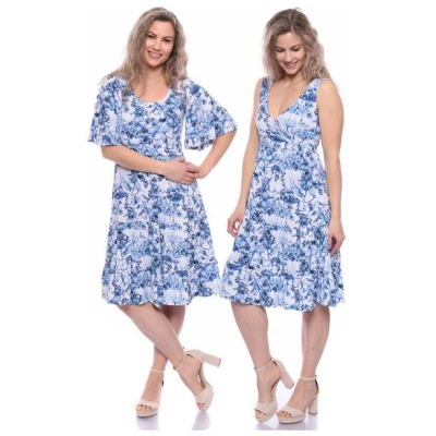 Milchshake KAYA & KAYO 2tlg. VARIO-SET Umstands-& Stillkleid (Clivia) aus TENCEL Jersey