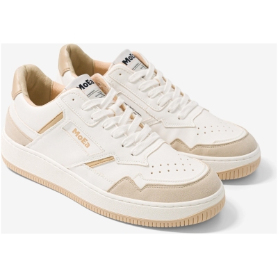 MoEa Herren vegan Sneaker Gen1 Mais Weiß & Beige