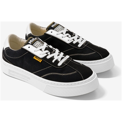 MoEa Herren vegan Sneaker Gen4 Banane Schwarz & Weiß