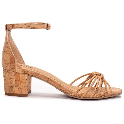NAE Damen vegan Sandalen Ange Brown