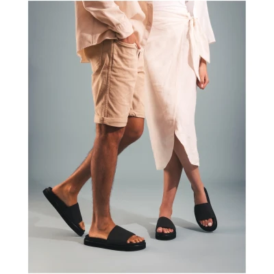 NAE Damen vegan Sandalen Okina Schwarz