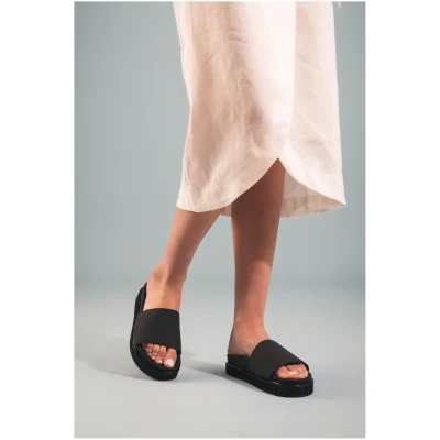 NAE Damen vegan Sandalen Okina Schwarz