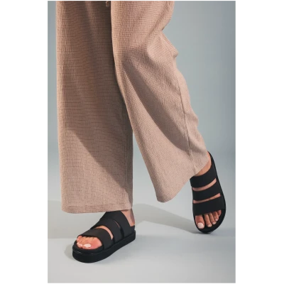 NAE Damen vegan Sandalen Tonga Schwarz