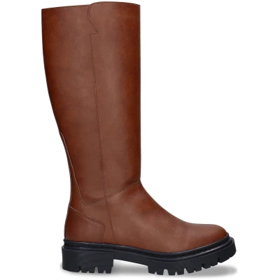 NAE Damen vegan Stiefel Aurora Veganes Ã-ko-Leder Braun