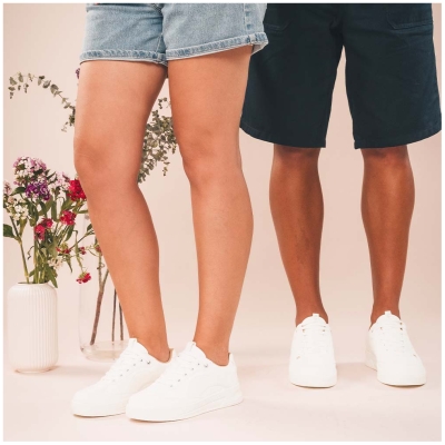 NAE Herren vegan Sneaker Komo Weiß