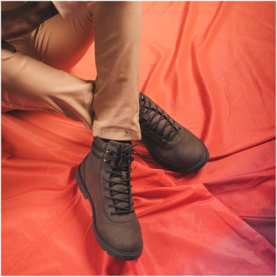 NAE Herren vegan Stiefel Adar Grau
