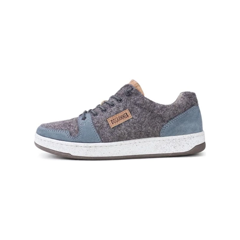 Nachhaltiger Nordwolle Sneaker für Herren in oceangrey " 41"
