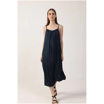 Neu Nomads Damen vegan Kleid Adele Schwarz