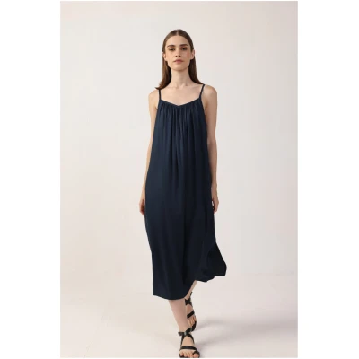 Neu Nomads Damen vegan Kleid Adele Schwarz